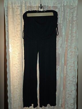Belly Bandit Black Wide-Leg Jumpsuit Pants